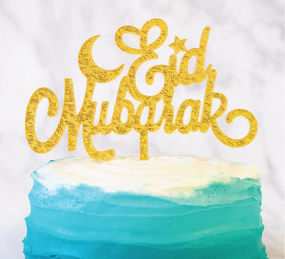 Eid Mubarak Topper | Salaam Cards | Party Supplies