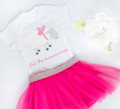 Eid Mubarak Girl Onesie | Eid Al-Adha | Salaam Cards