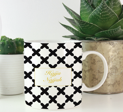 Customized Hajja Mug | Salaam Cards | Party Supplies