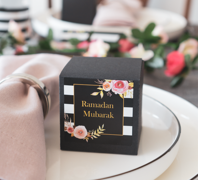 Ramadan  Mubarak Favor Boxes | Salaam Cards | Party Supplies