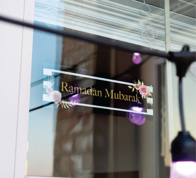 Ramadan Mubarak Window Cling | Salaam Cards | Party Supplies