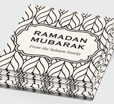 Ramadan Mubarak Customize Favors  | Salaam Cards | Party Supplies